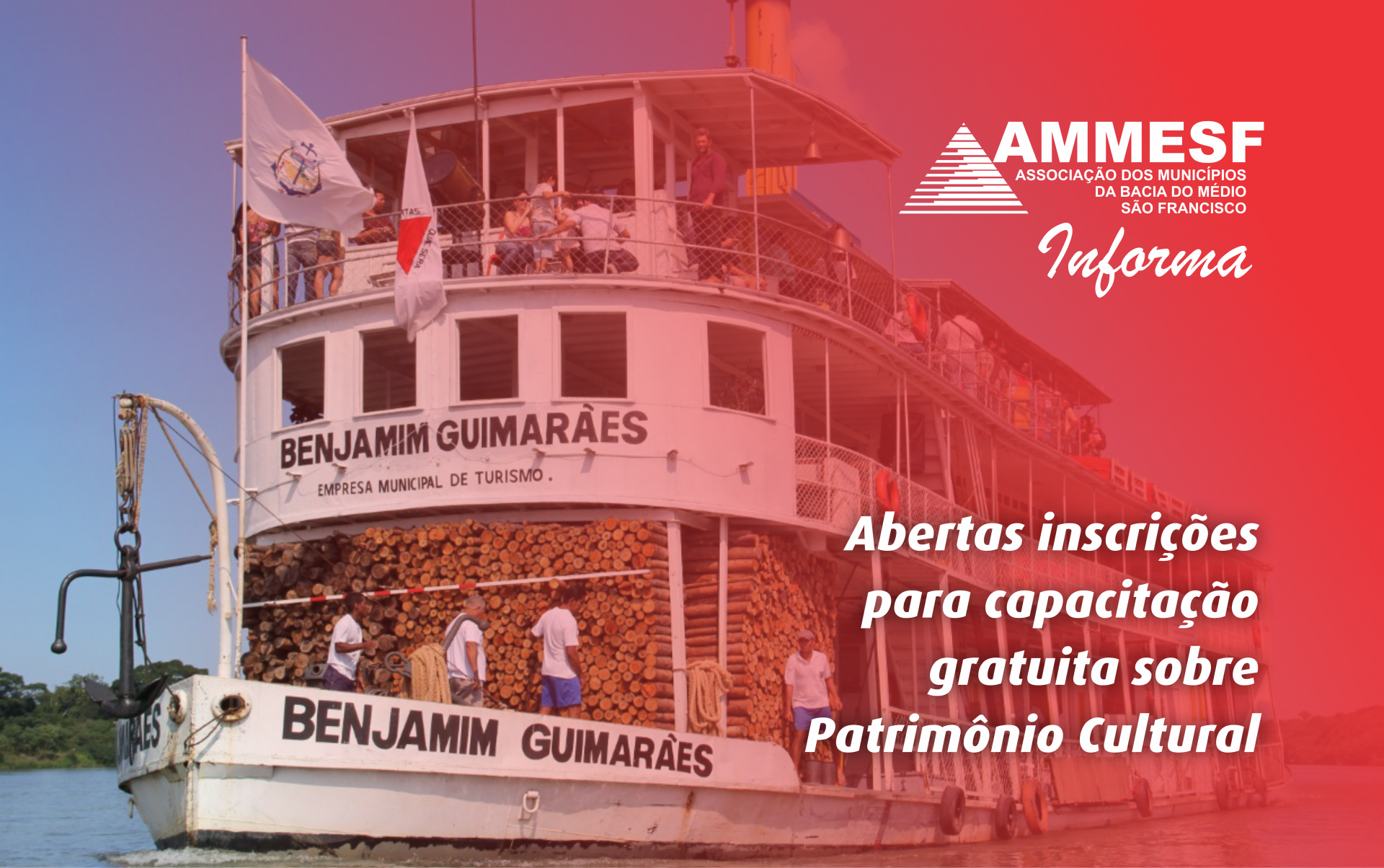 AMMESF informa: Capacitação gratuita do Programa ICMS Patrimônio Cultural com inscrições abertas